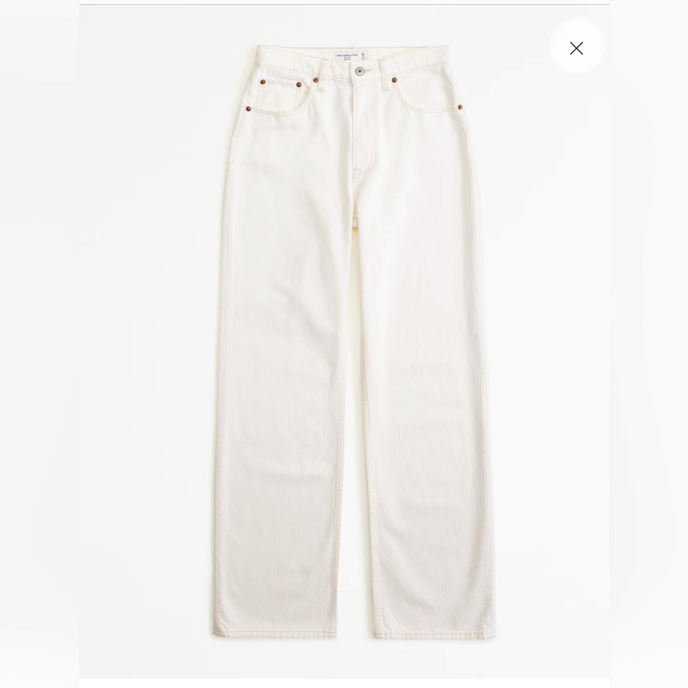Abercrombie “high rise loose” jeans